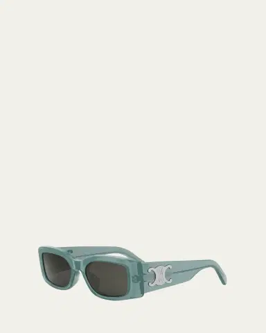 CELINE Triomphe Acetate Rectangle Sunglasses | Thumbnail 2