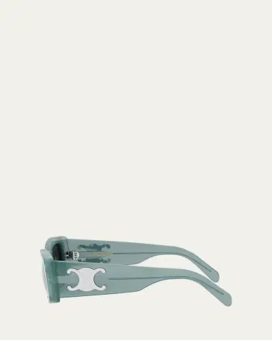 CELINE Triomphe Acetate Rectangle Sunglasses | Thumbnail 3