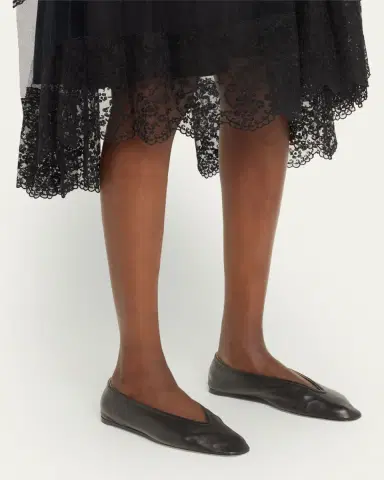 Le Monde Béryl Luna Calfskin Ballerina Flats | Thumbnail 6 Le Monde Béryl Luna Calfskin Ballerina Flats | Thumbnail 6
