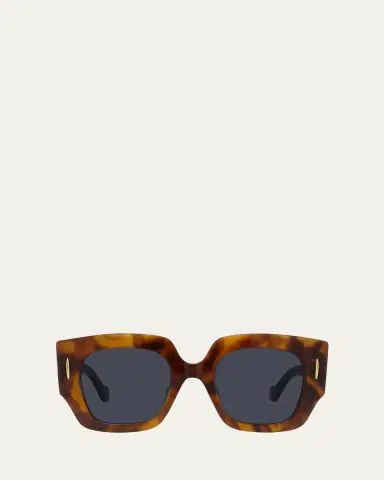 Loewe Anagram Acetate Square Sunglasses | Thumbnail 4 Loewe Anagram Acetate Square Sunglasses | Thumbnail 4