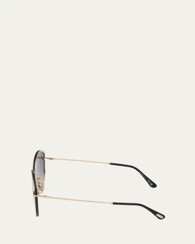 TOM FORD Evangeline Metal Cat-Eye Sunglasses | Thumbnail 3