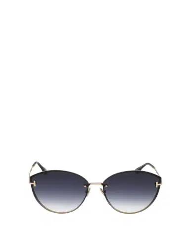 TOM FORD Evangeline Metal Cat-Eye Sunglasses | Thumbnail 1