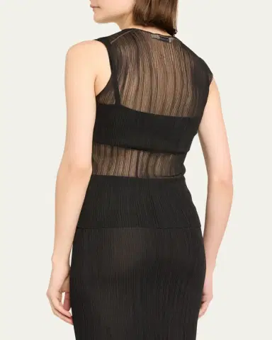 Simkhai Oakley Bralette Plise Knit Tank Top | Thumbnail 3 Simkhai Oakley Bralette Plise Knit Tank Top | Thumbnail 3