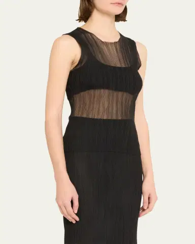 Simkhai Oakley Bralette Plise Knit Tank Top | Thumbnail 4 Simkhai Oakley Bralette Plise Knit Tank Top | Thumbnail 4