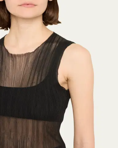 Simkhai Oakley Bralette Plise Knit Tank Top | Thumbnail 5 Simkhai Oakley Bralette Plise Knit Tank Top | Thumbnail 5