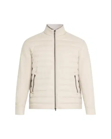 HERNO Men's Padded Silk-Cashmere Zip Jacket | Thumbnail 1 HERNO Men's Padded Silk-Cashmere Zip Jacket | Thumbnail 1