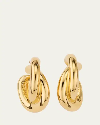 LIÉ STUDIO The Diana 18K Gold Plated Statement Earrings | Thumbnail 5