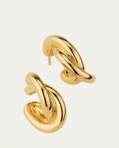 LIÉ STUDIO The Diana 18K Gold Plated Statement Earrings | Thumbnail 7