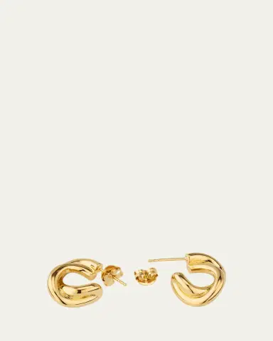 LIÉ STUDIO The Diana 18K Gold Plated Statement Earrings | Thumbnail 8