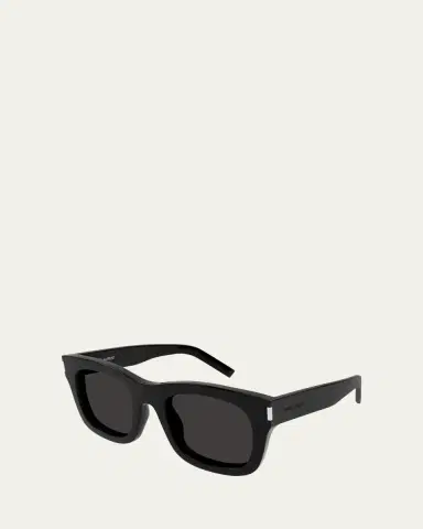 Saint Laurent Monceau Acetate Square Sunglasses | Thumbnail 2