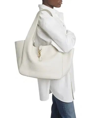 Saint Laurent Le 5 À 7 Bea YSL Tote Bag in Deer Leather | Thumbnail 1