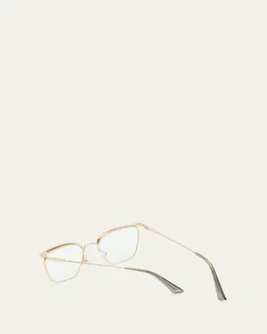 The Book Club Be a Wolf Metal Cat-Eye Glasses | Thumbnail 2