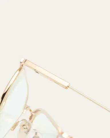 The Book Club Be a Wolf Metal Cat-Eye Glasses | Thumbnail 4