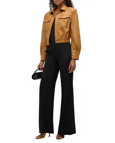 SIMKHAI Kyra Wide-Leg Pants | Thumbnail 1