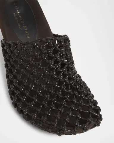 Stella McCartney Terra Eco Net Stiletto Mules | Thumbnail 5