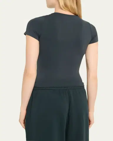 SKIMS Soft Smoothing Seamless Short-Sleeve T-Shirt | Thumbnail 15