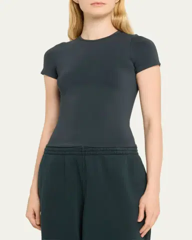 SKIMS Soft Smoothing Seamless Short-Sleeve T-Shirt | Thumbnail 16