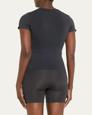 SKIMS Soft Smoothing Seamless Short-Sleeve T-Shirt | Thumbnail 3