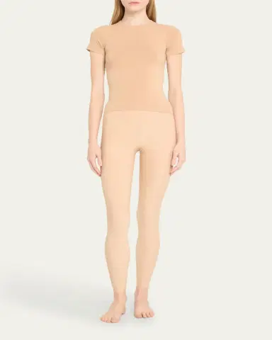 SKIMS Soft Smoothing Seamless Short-Sleeve T-Shirt | Thumbnail 6