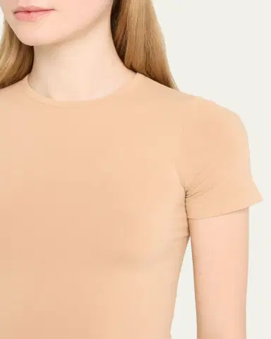 SKIMS Soft Smoothing Seamless Short-Sleeve T-Shirt | Thumbnail 9