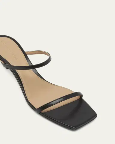 Bottega Veneta Leather Two-Band Knot Slide Sandals | Thumbnail 5