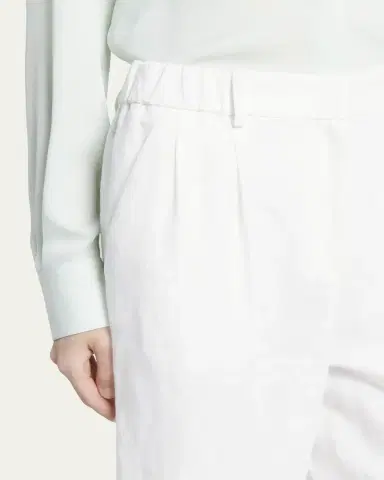 Giorgio Armani Linen Straight-Leg Trousers | Thumbnail 5 Giorgio Armani Linen Straight-Leg Trousers | Thumbnail 5