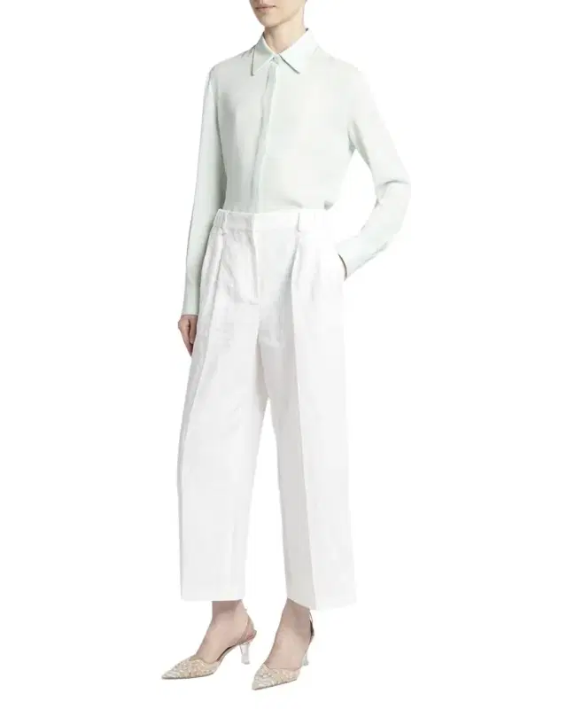 Giorgio Armani Linen Straight-Leg Trousers
