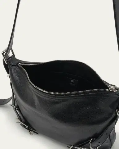 Givenchy Men's Voyou Leather Crossbody Bag | Thumbnail 4 Givenchy Men's Voyou Leather Crossbody Bag | Thumbnail 4