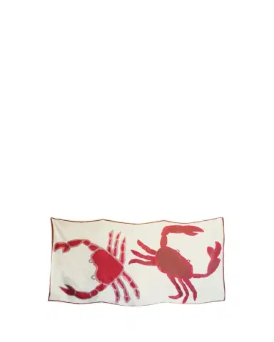 Amuse La Bouche Crabs Linen Tablecloth | Thumbnail 1