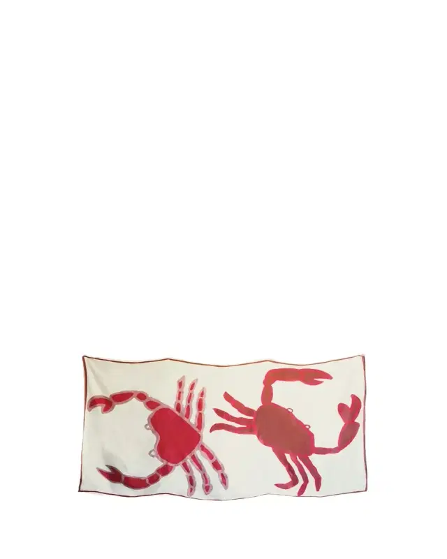 Amuse La Bouche Crabs Linen Tablecloth