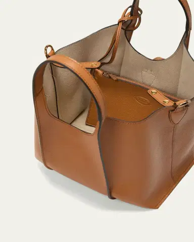 Tod's Mini Leather T Timeless Tote Shopping Bag | Thumbnail 4 Tod's Mini Leather T Timeless Tote Shopping Bag | Thumbnail 4