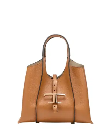 Tod's Mini Leather T Timeless Tote Shopping Bag | Thumbnail 1 Tod's Mini Leather T Timeless Tote Shopping Bag | Thumbnail 1