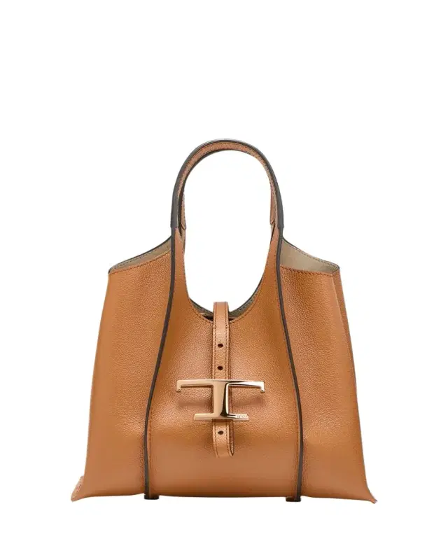 Tod's Mini Leather T Timeless Tote Shopping Bag