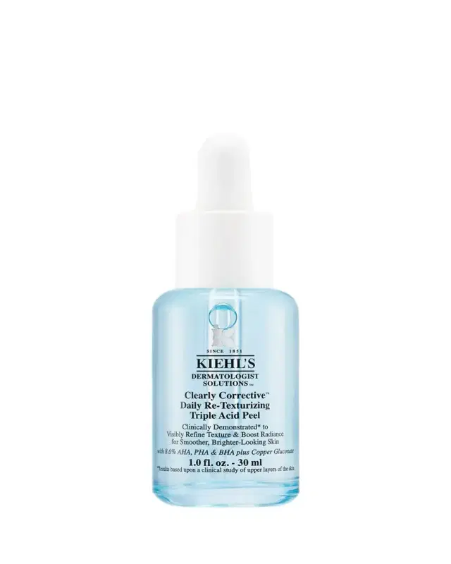 Kiehl's Since 1851 Clearly Corrective Daily Re-Texturizing Triple Acid Peel, 1 oz.