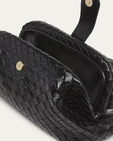 Bottega Veneta Maxi Lauren 1980 Leather Clutch Bag | Thumbnail 4