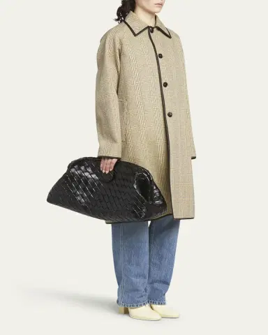 Bottega Veneta Maxi Lauren 1980 Leather Clutch Bag | Thumbnail 5