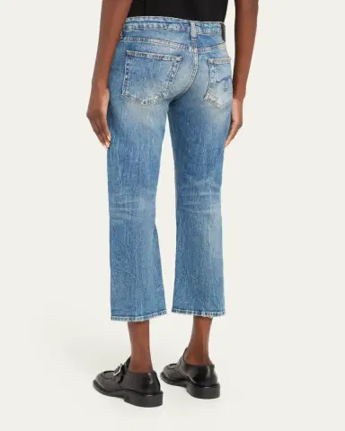 R13 Boy Straight Cropped Jeans | Thumbnail 3 R13 Boy Straight Cropped Jeans | Thumbnail 3