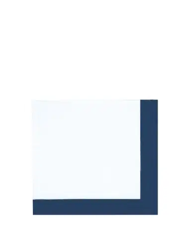 Nomi K Navy Shimmer Border Napkin | Thumbnail 1