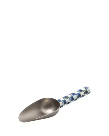 MacKenzie-Childs Royal Check Enamel Scoop, Small | Thumbnail 1