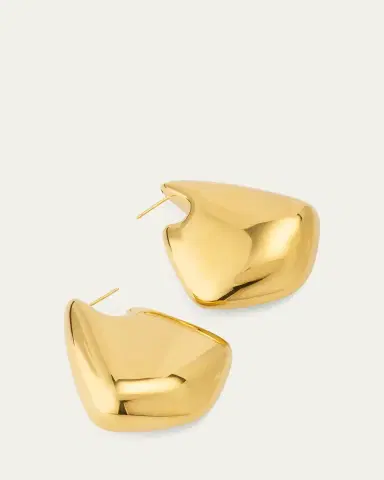 Bottega Veneta Large Fin Earrings | Thumbnail 3 Bottega Veneta Large Fin Earrings | Thumbnail 3