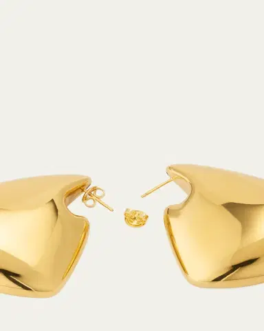 Bottega Veneta Large Fin Earrings | Thumbnail 4 Bottega Veneta Large Fin Earrings | Thumbnail 4