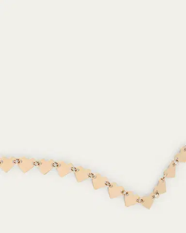 Lana 14K Gold Laser Heart Chain Necklace | Thumbnail 3