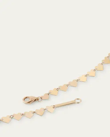 Lana 14K Gold Laser Heart Chain Necklace | Thumbnail 4