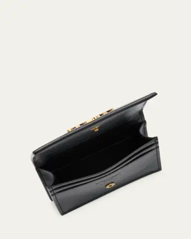 Saint Laurent Flap Card Case in Smooth Leather | Thumbnail 6 Saint Laurent Flap Card Case in Smooth Leather | Thumbnail 6