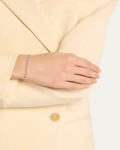 MONICA RICH KOSANN Oval Bezel-Set Rock Crystal Tennis Bracelet in Sterling Silver | Thumbnail 2