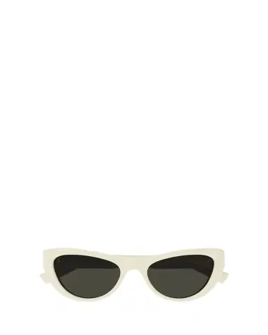 Saint Laurent Sleek Logo Plastic Cat-Eye Sunglasses | Thumbnail 1 Saint Laurent Sleek Logo Plastic Cat-Eye Sunglasses | Thumbnail 1