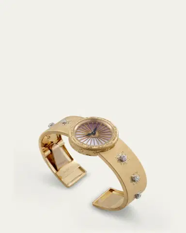 Buccellati Macri Classic Yellow Gold Bracelet Watch with Diamonds | Thumbnail 3 Buccellati Macri Classic Yellow Gold Bracelet Watch with Diamonds | Thumbnail 3