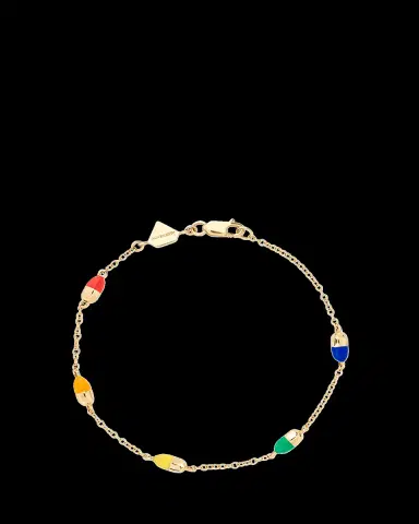 Alison Lou 14K Yellow Gold Pill By-The-Yard Bracelet | Thumbnail 2