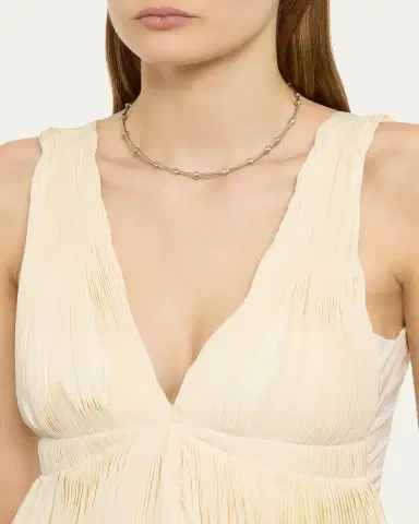 Vram White Gold Twyn Collar Necklace | Thumbnail 2