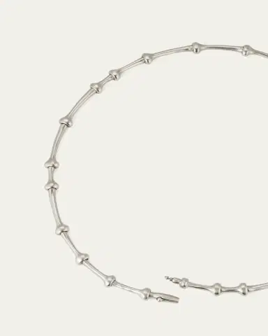 Vram White Gold Twyn Collar Necklace | Thumbnail 3